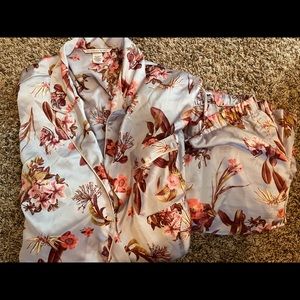Victoria’s Secret Pajamas set satin floral silk
